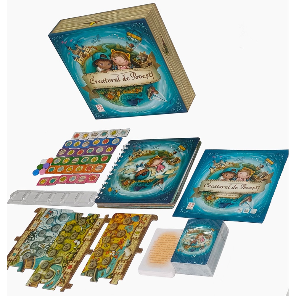 Joc de societate ASMODEE Creatorul de povesti 323621, 5 ani+, 2-6 jucatori