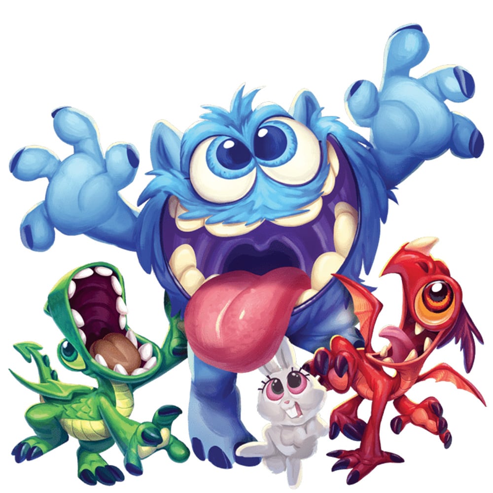 Joc de societate OXYGAME Monstruletii papa-tot 4378, 6 ani+, 2-4 jucatori