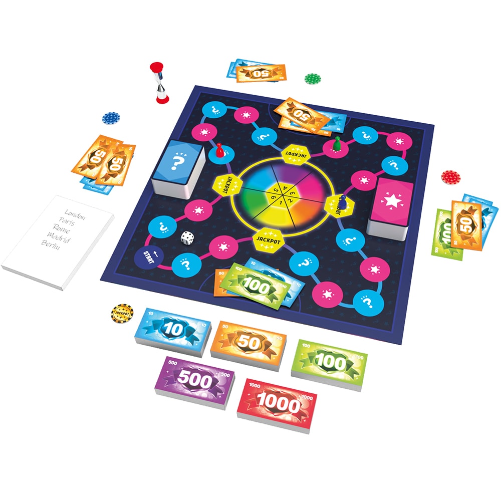 Joc de societate WANNA BET Punem pariu - Jackpot 59864, 8 ani+, 4-8 jucatori