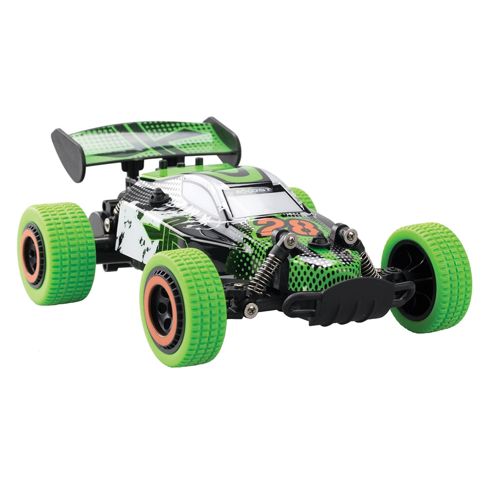 Masinuta cu telecomanda EXOST RC - Dust storm 753020639, 5 ani+, verde-negru