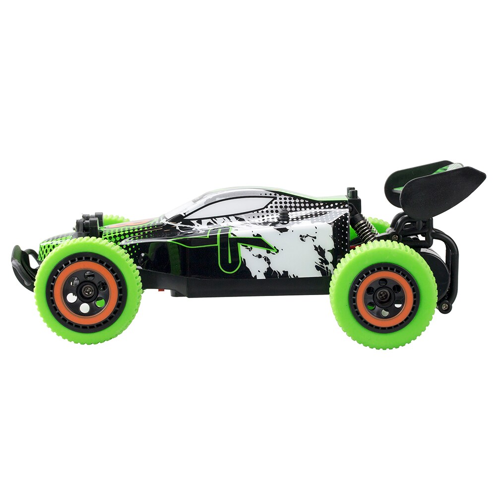 Masinuta cu telecomanda EXOST RC - Dust storm 753020639, 5 ani+, verde-negru