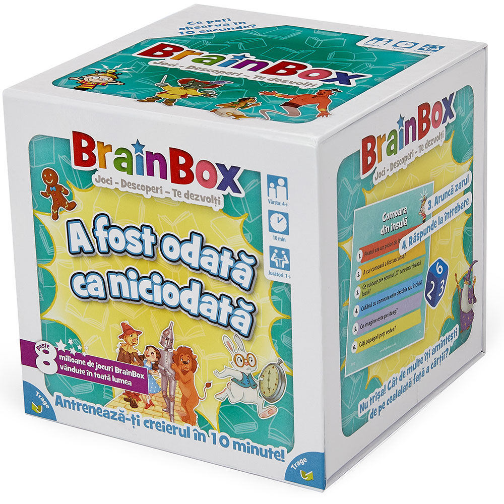 Joc de societate BRAINBOX A fost odata ca niciodata BBXG114027, 7 ani+, 1-6 jucatori