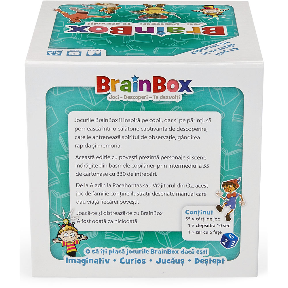 Joc de societate BRAINBOX A fost odata ca niciodata BBXG114027, 7 ani+, 1-6 jucatori