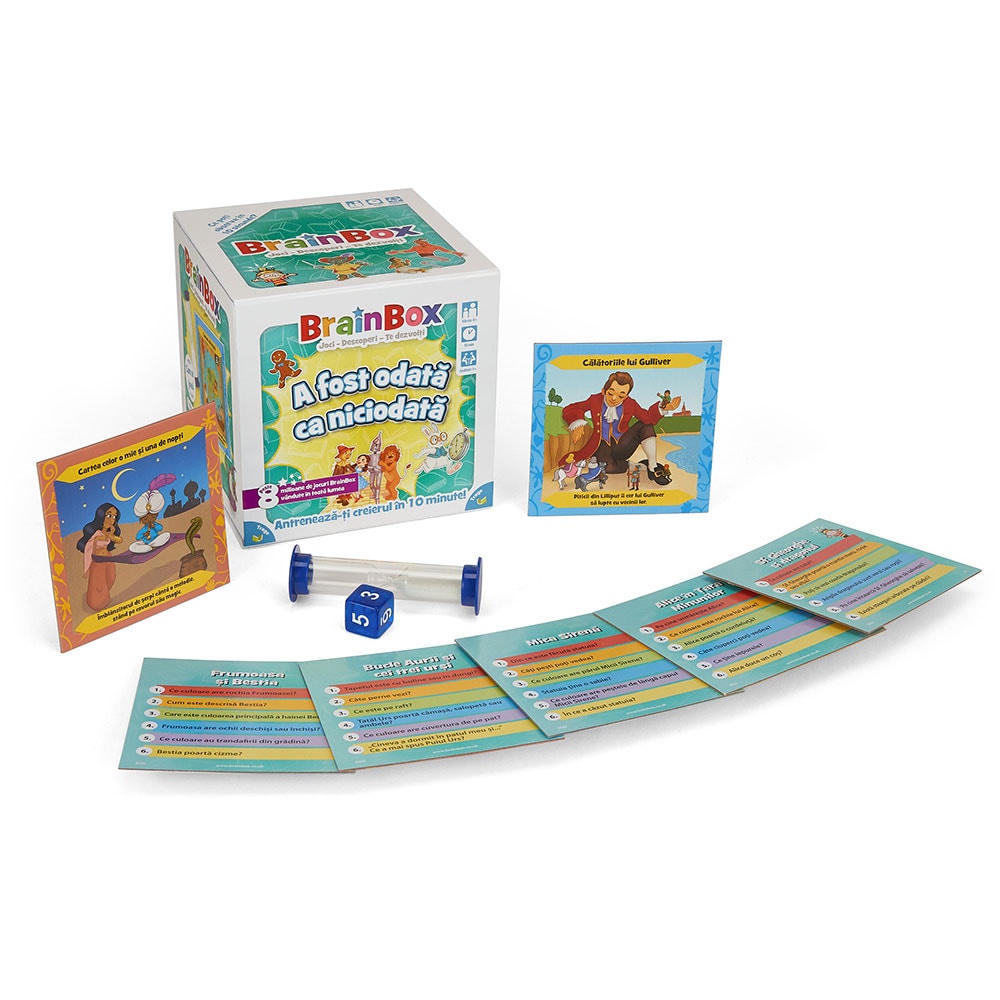 Joc de societate BRAINBOX A fost odata ca niciodata BBXG114027, 7 ani+, 1-6 jucatori