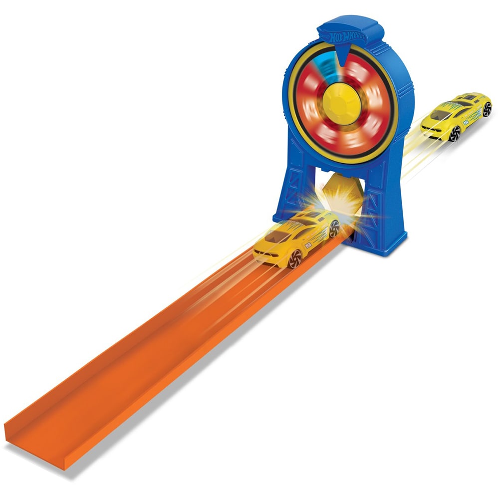 Set masinuta HOT WHEELS Action Classic - Stunt invarte si inscrie HDR81, 4 ani+, multicolor