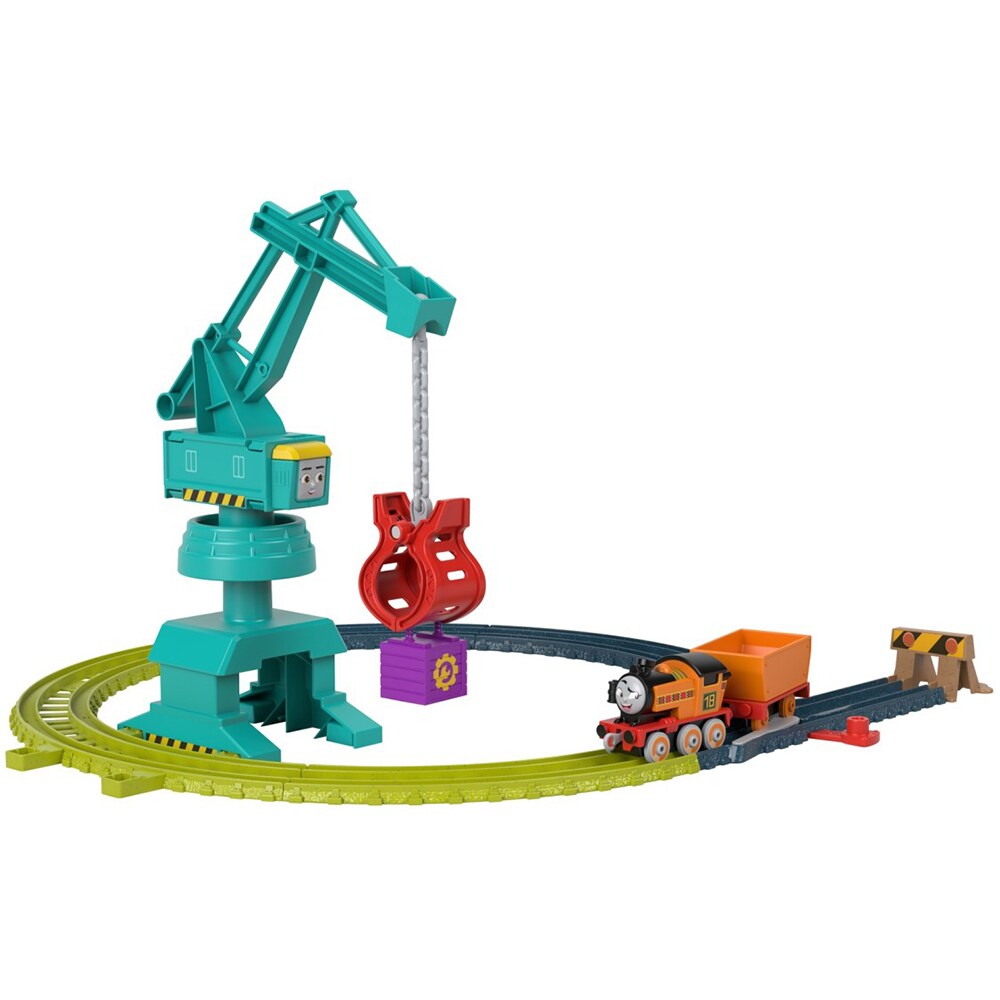 Set locomotiva THOMAS Push Along - Nia HHV80, 3 ani+, multicolor