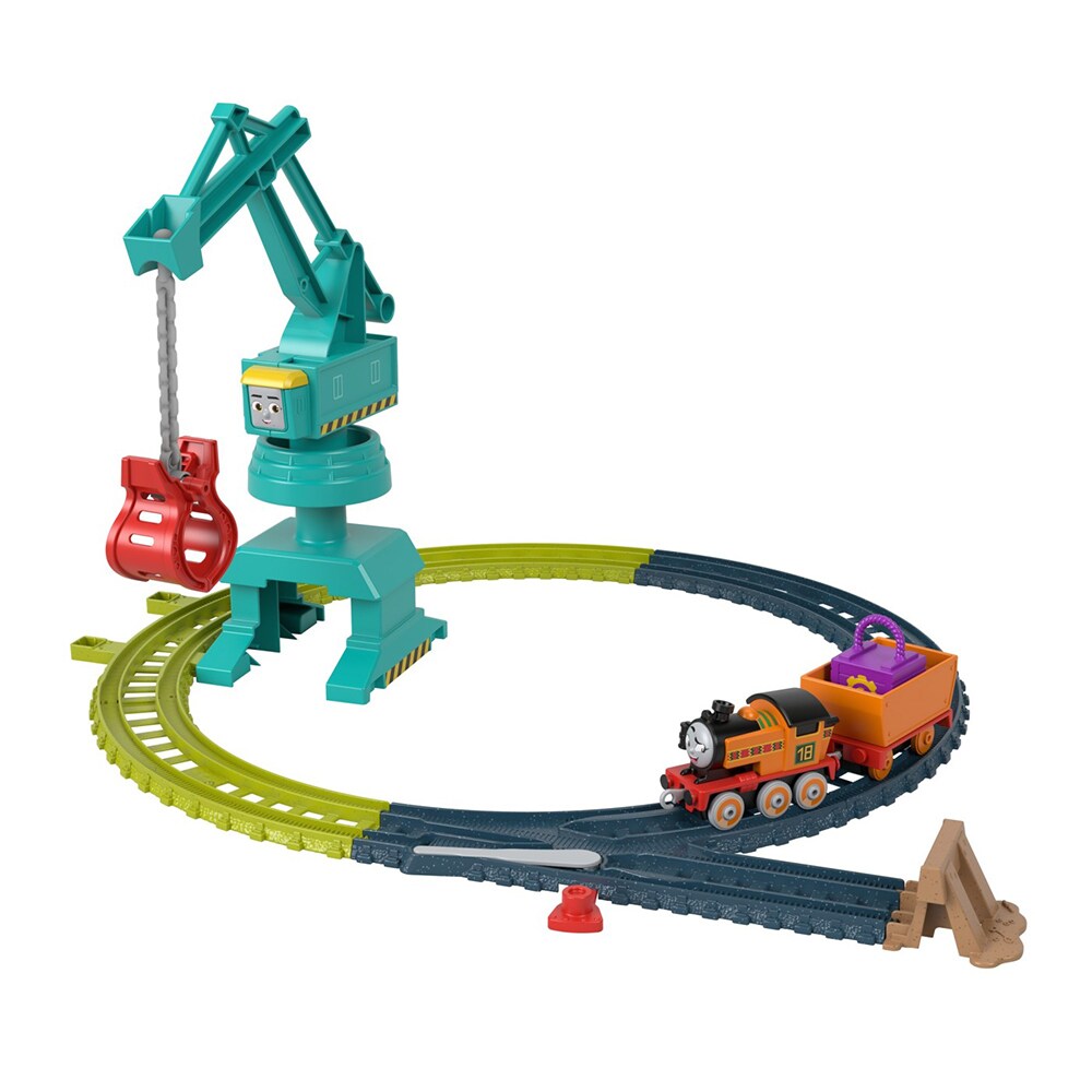 Set locomotiva THOMAS Push Along - Nia HHV80, 3 ani+, multicolor