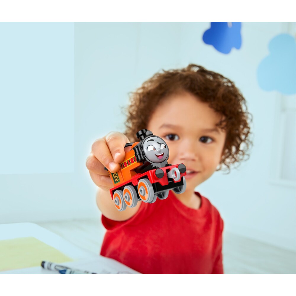 Set locomotiva THOMAS Push Along - Nia HHV80, 3 ani+, multicolor