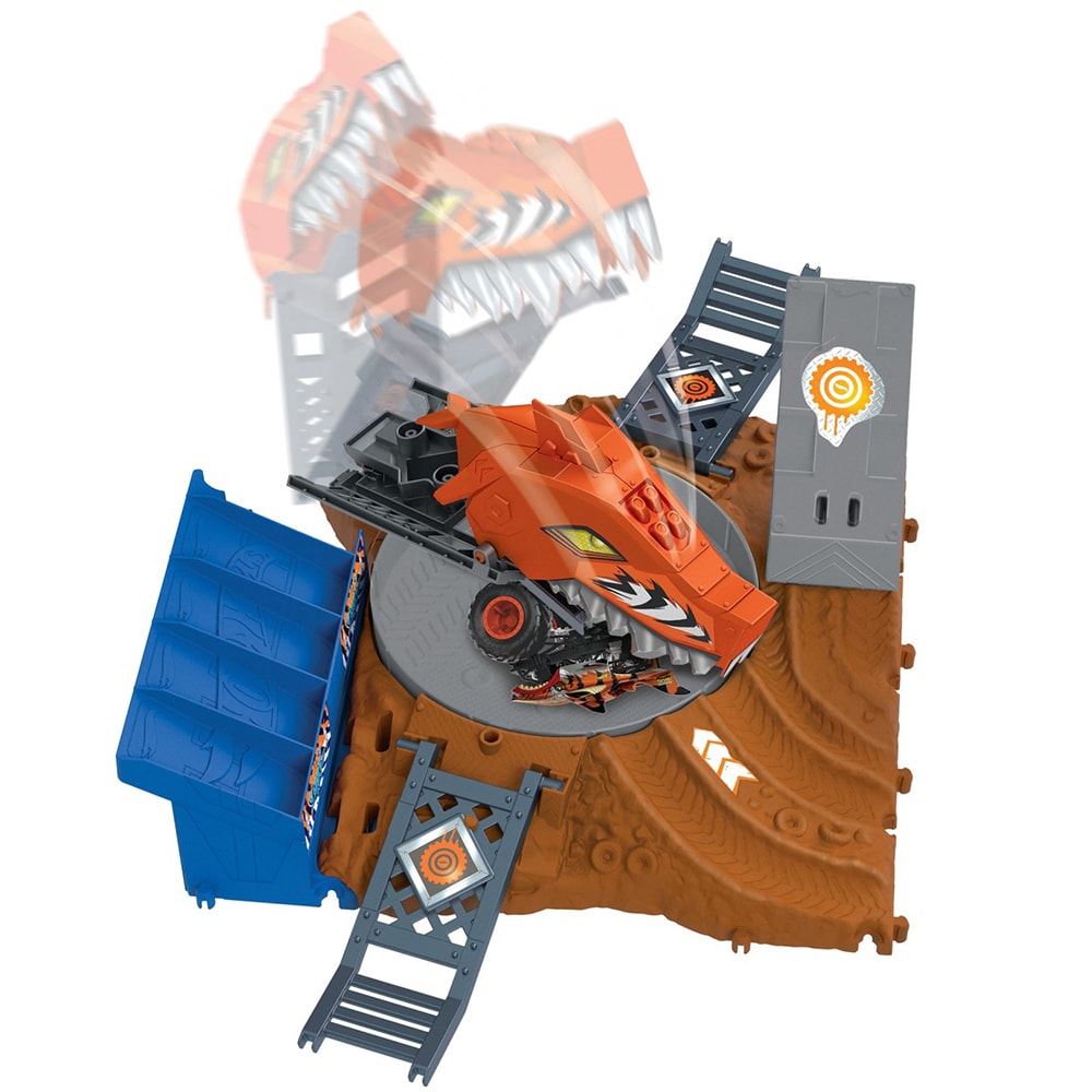 Set masinuta HOT WHEELS Monster Trucks Arena Smashers HNB93, 4 ani+, multicolor