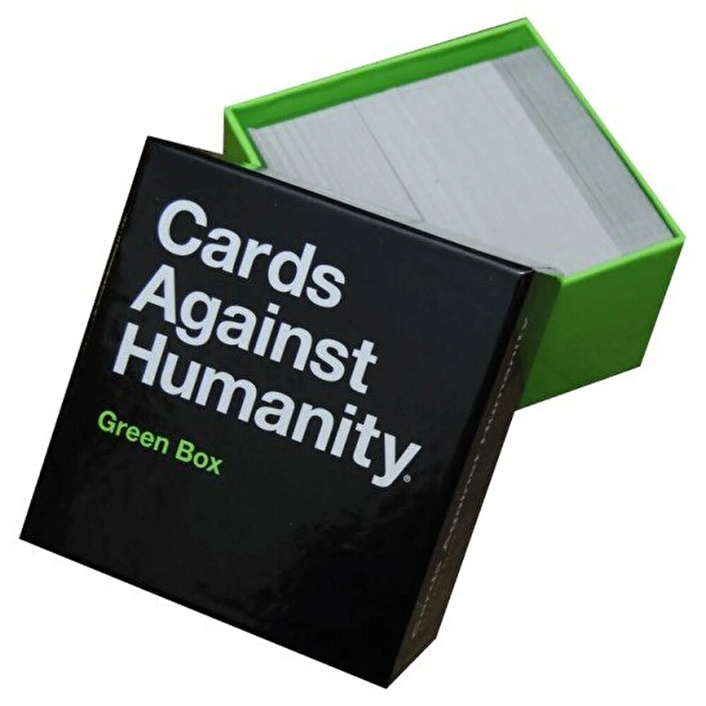 Joc de societate CARDS AGAINST HUMANITY Extensie - Green Box HUMAEXT3, 17 ani+, 4-20 jucatori