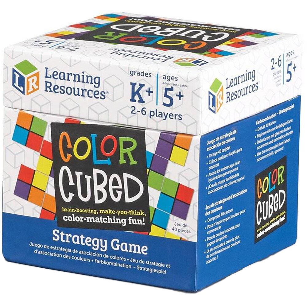 Joc strategie LEARNING RESOURCES Cubul culorilor LER9283, 5 ani+, 6 jucatori