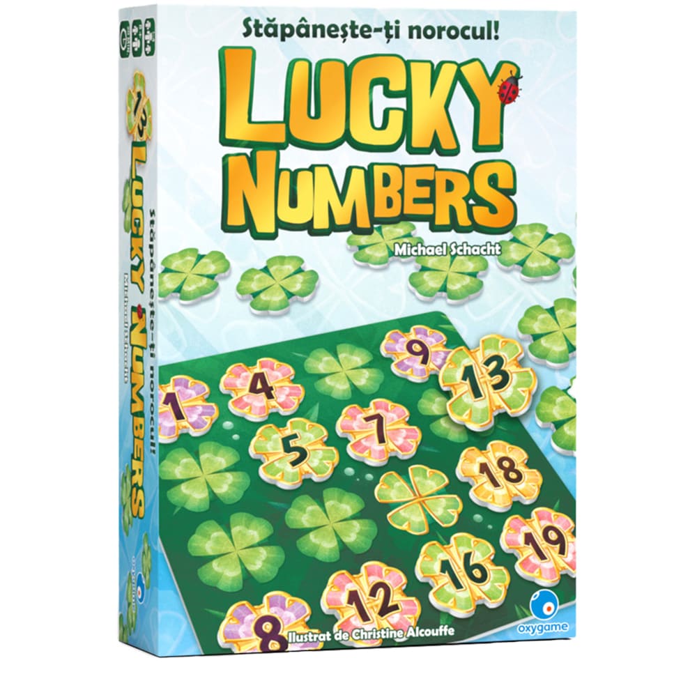 Joc de societate OXYGAME Lucky Numbers LIN0659, 8 ani+, 2-4 jucatori
