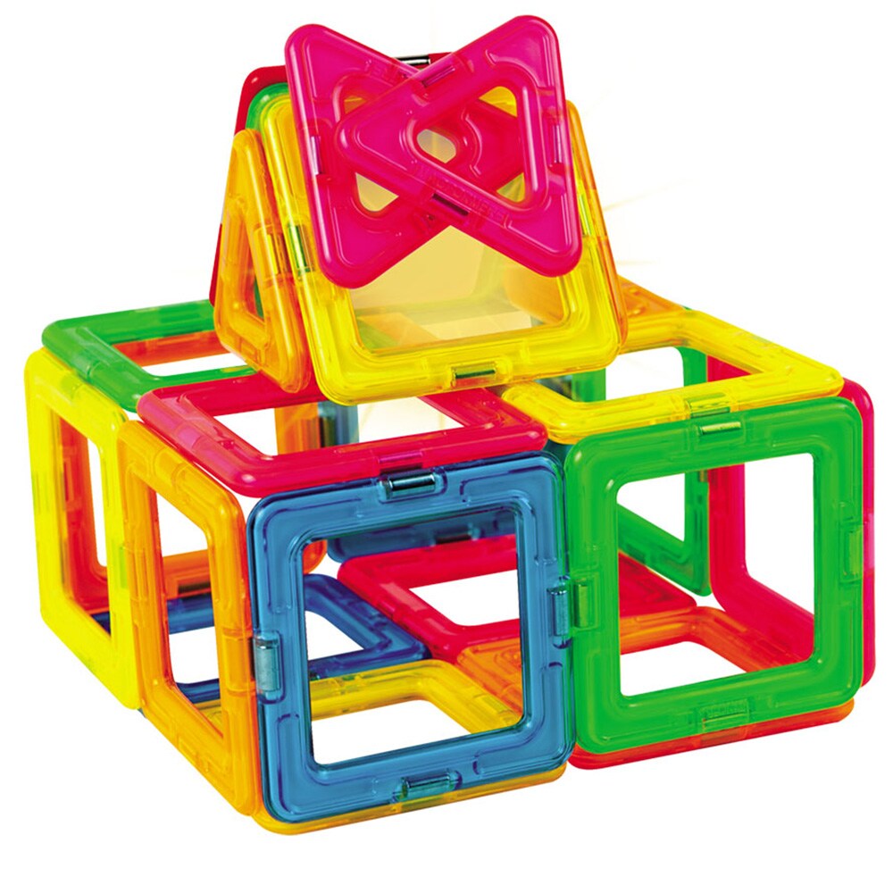 Joc constructie MAGFORMERS Neon Led Set - Lumini de Neon MGF1485, 3 ani+, 31 piese