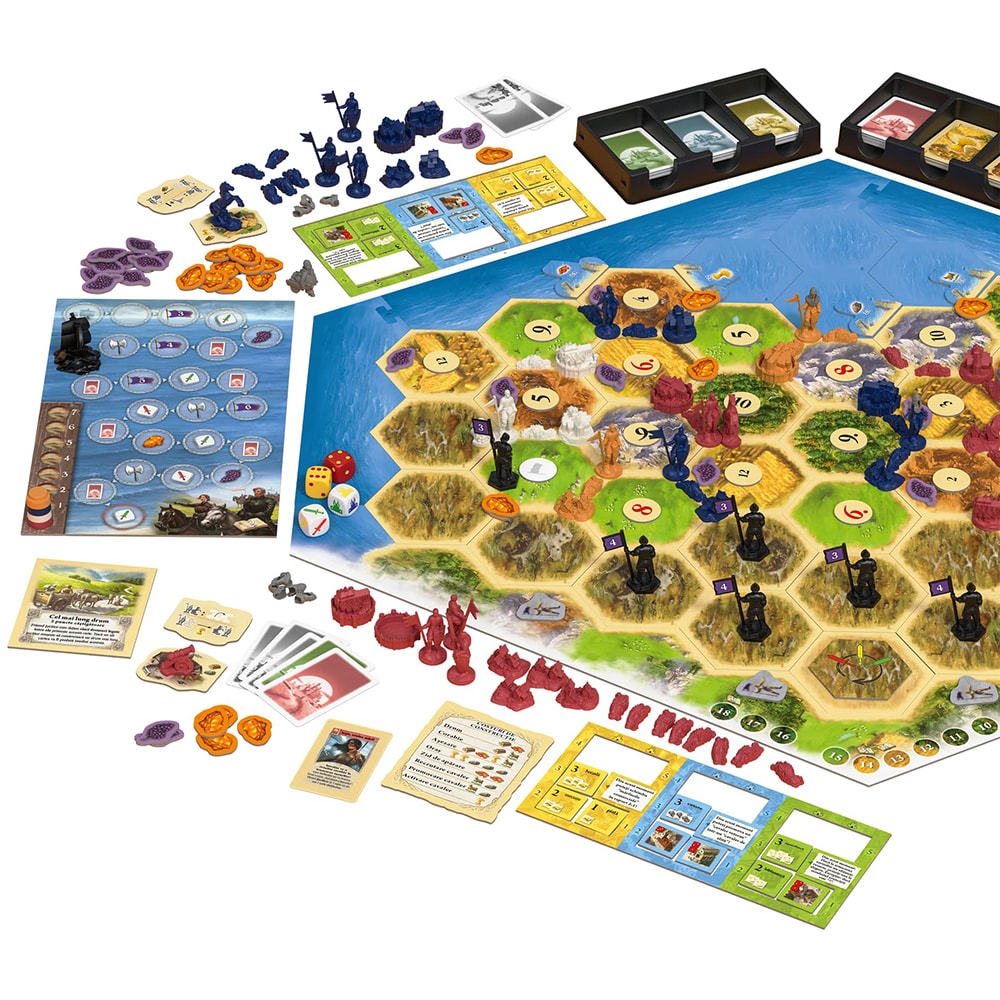Joc de societate CATAN Extensie - Orase si cavaleri OC34EXT, 12 ani+, 3-4 jucatori