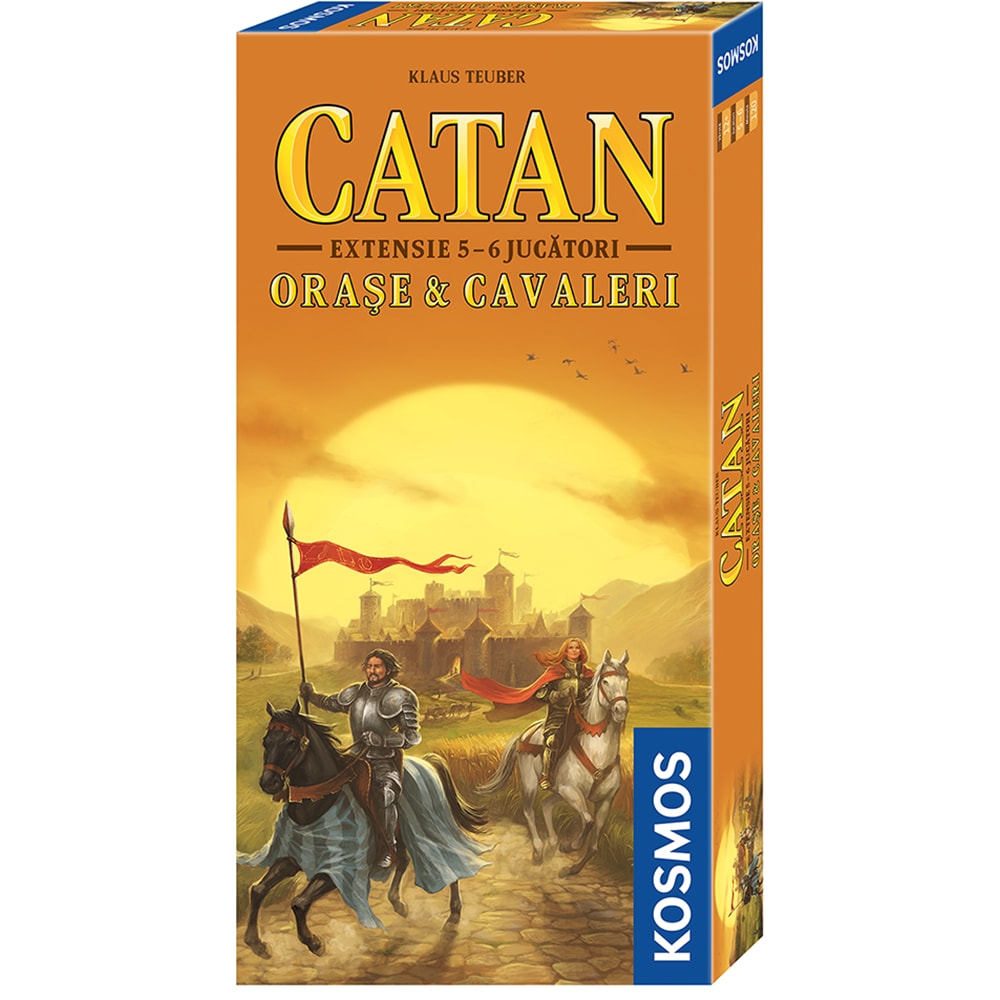 Joc de societate CATAN Orase si cavaleri OC56, 12 ani+, 5-6 jucatori