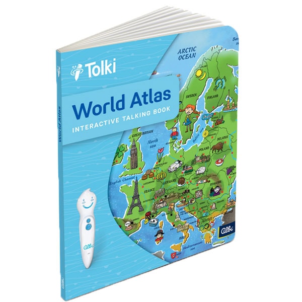 Carte interactiva RASPUNDEL ISTETEL World Atlas RASP17307, 2 ani+, multicolor