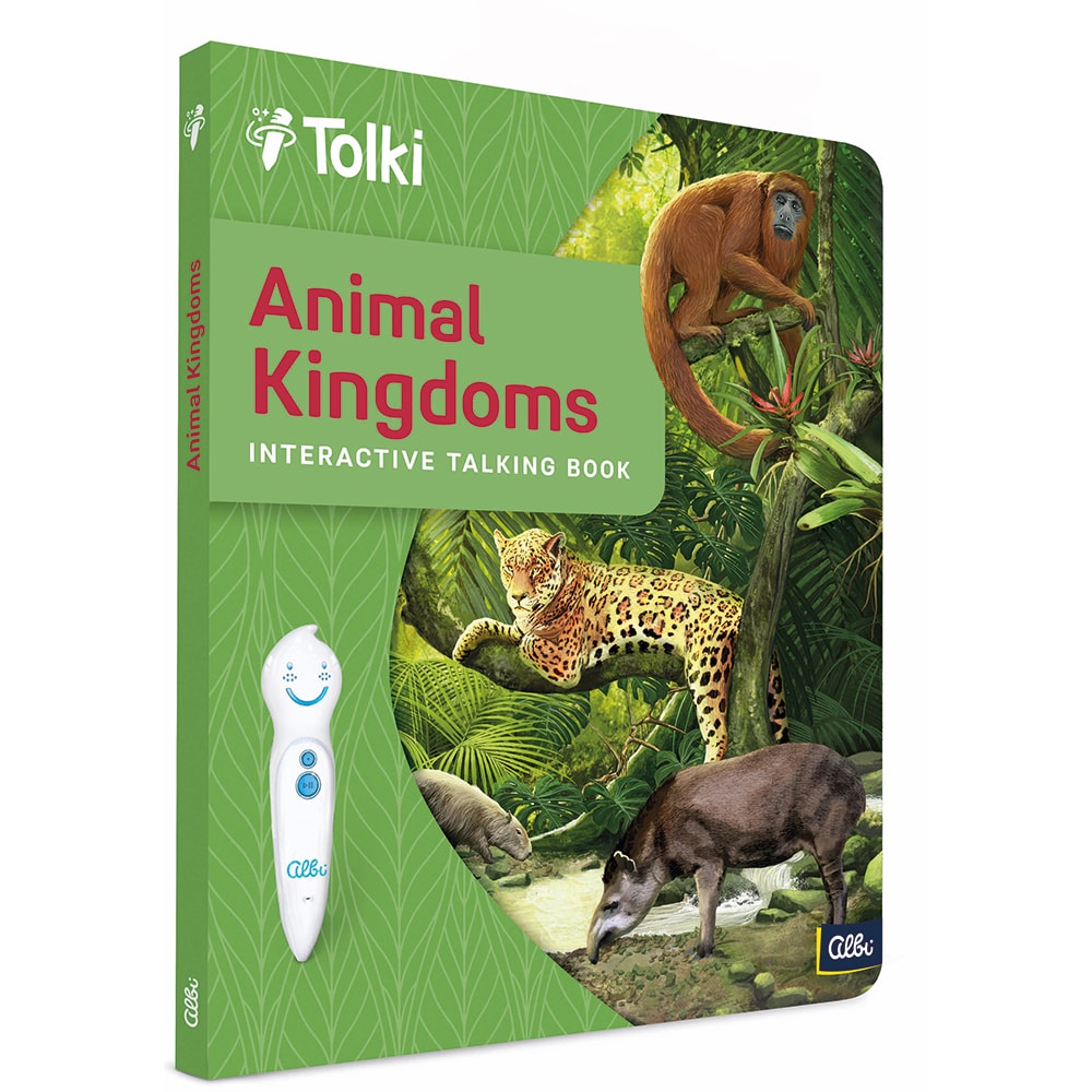 Carte interactiva RASPUNDEL ISTETEL Animal Kingdoms RASP17309, 6 ani+, multicolor