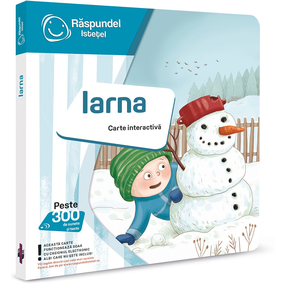 Carte interactiva RASPUNDEL ISTETEL Iarna RASP86353, 2 ani+, multicolor