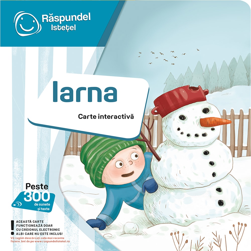 Carte interactiva RASPUNDEL ISTETEL Iarna RASP86353, 2 ani+, multicolor
