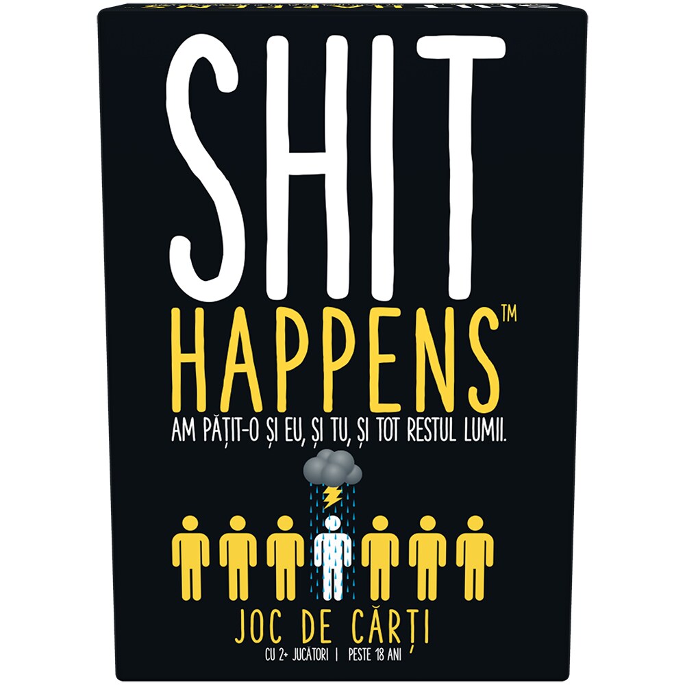 Joc de societate GOLIATH Shit happens SHIT9968RO, 18 ani+, 2 jucatori