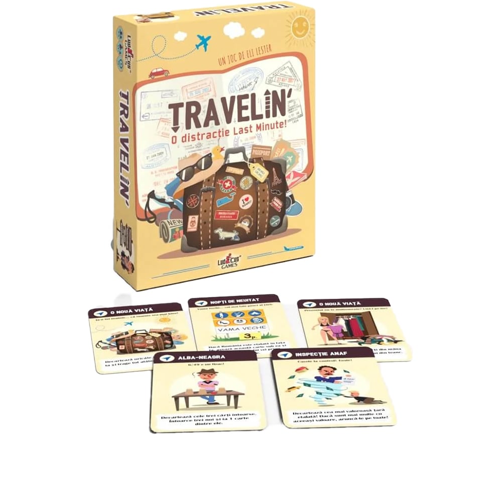 Joc de societate MIND FITNESS GAMES Travelin Ed 2, 14 ani+, 2-5 jucatori