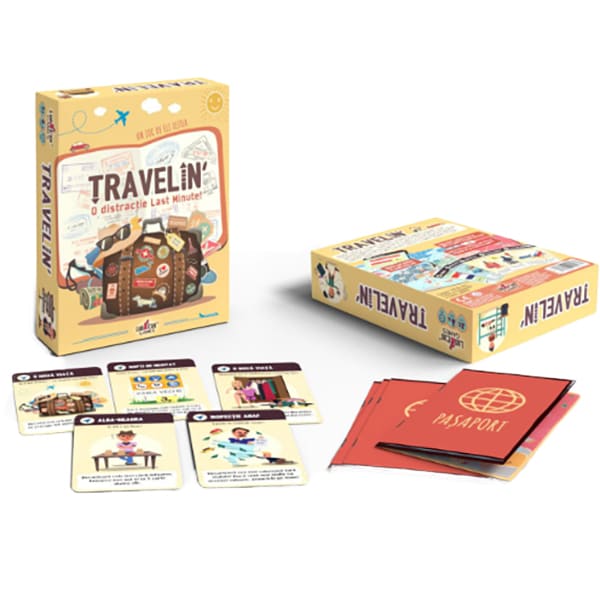 Joc de societate MIND FITNESS GAMES Travelin Ed 2, 14 ani+, 2-5 jucatori