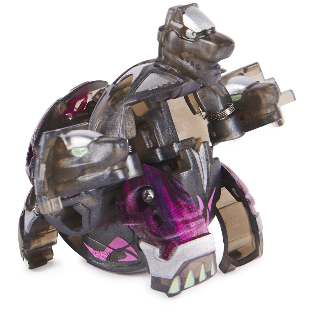Figurina BAKUGAN S4 - Bila Clasica Howlkor 0138041, 6 ani+, negru-mov