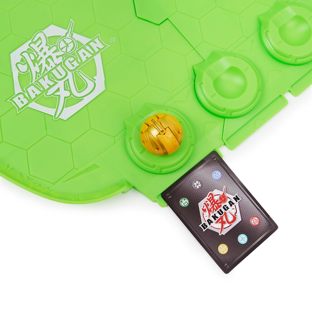 Set figurine BAKUGAN S4 Arena martiala 062734, 6 ani+, verde