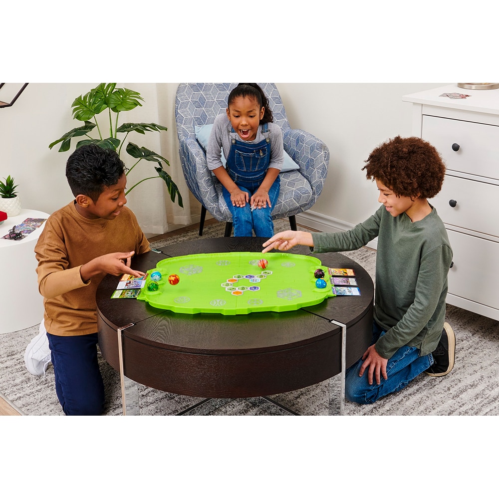 Set figurine BAKUGAN S4 Arena martiala 062734, 6 ani+, verde