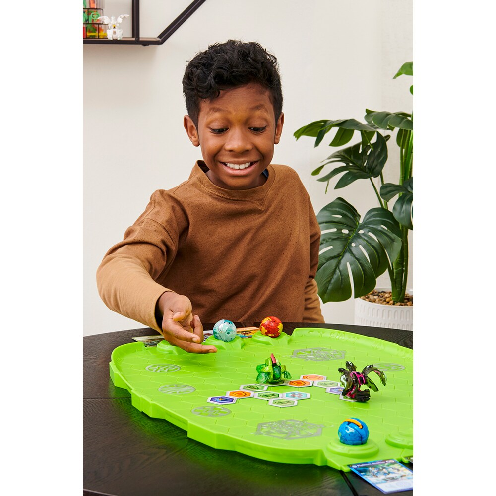 Set figurine BAKUGAN S4 Arena martiala 062734, 6 ani+, verde