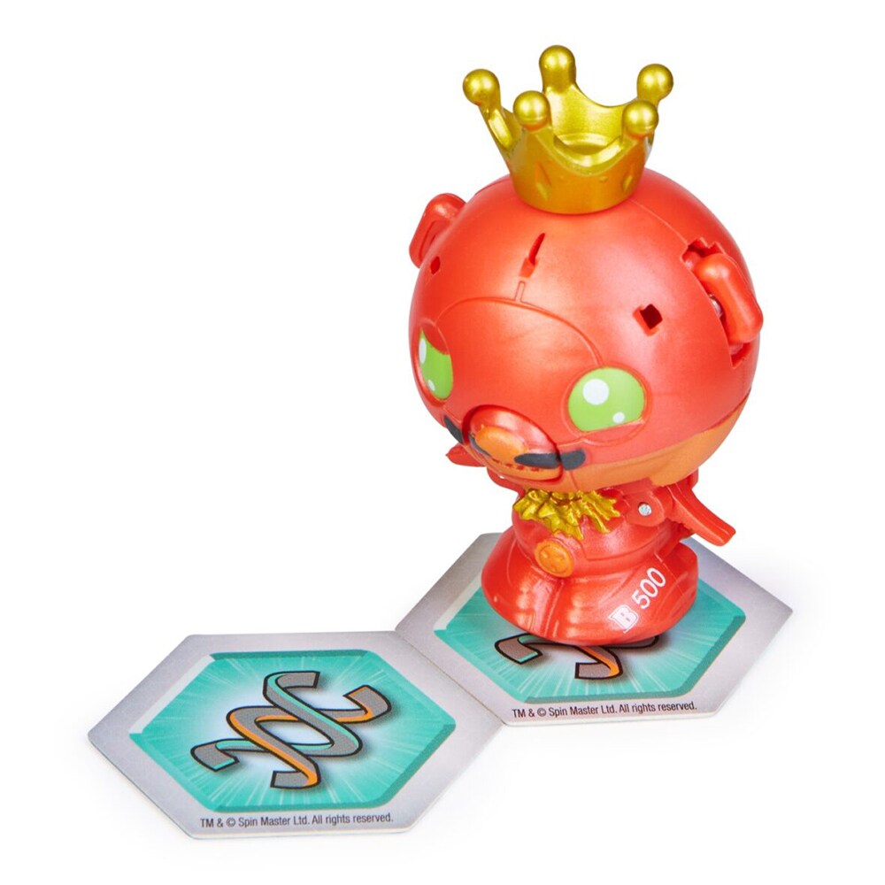 Figurina BAKUGAN Cubbo King 135558, 6 ani+, rosu-galben