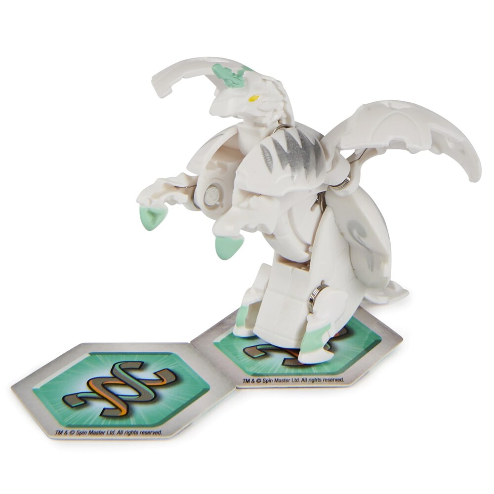 Figurina BAKUGAN Evolutions S4 Bila Clasica Neo Pegatrix 135600, 6 ani+, alb-verde