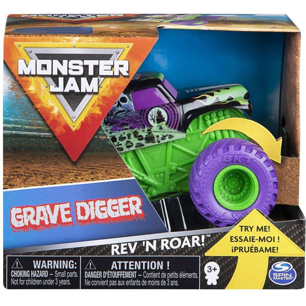 Masina MONSTER JAM Seria Roar - Groparul 18572, 3 ani+, multicolor