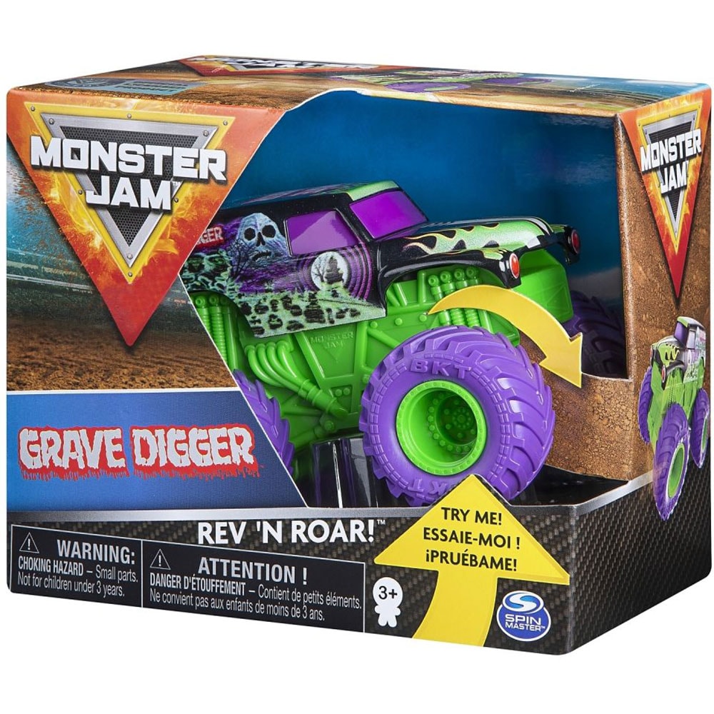 Masina MONSTER JAM Seria Roar - Groparul 18572, 3 ani+, multicolor