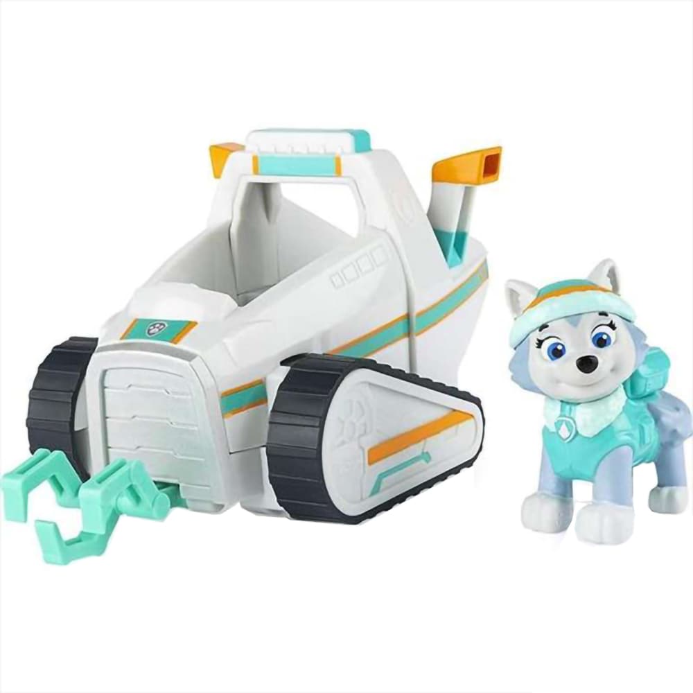 Figurina PAW PATROL Vehicul si Catelus Everest, 3 ani+, multicolor