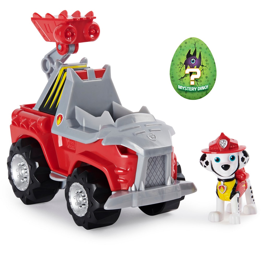 Set masinuta PAW PATROL Marshall 20124741, 3 ani+, rosu-argintiu