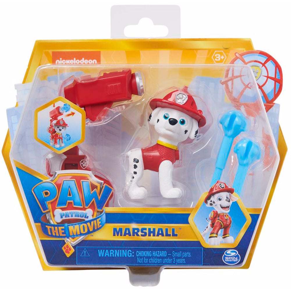 Figurina PAW PATROL Marshall 20130317, 3 ani+, alb-rosu