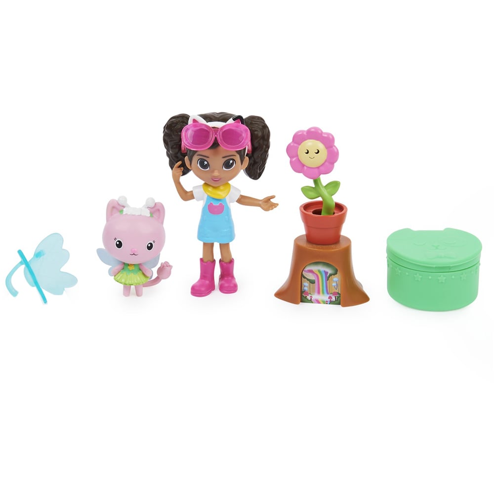 Set papusa GABBY'S DOLLHOUSE Gradina 20130494, 3 ani+, multicolor