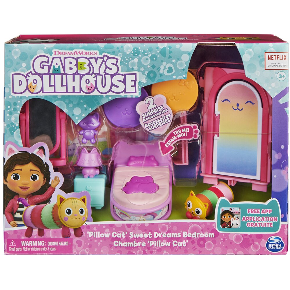 Casa de lux GABBY'S DOLLHOUSE Dormitorul viselor PillowCat, 3 ani+, multicolor