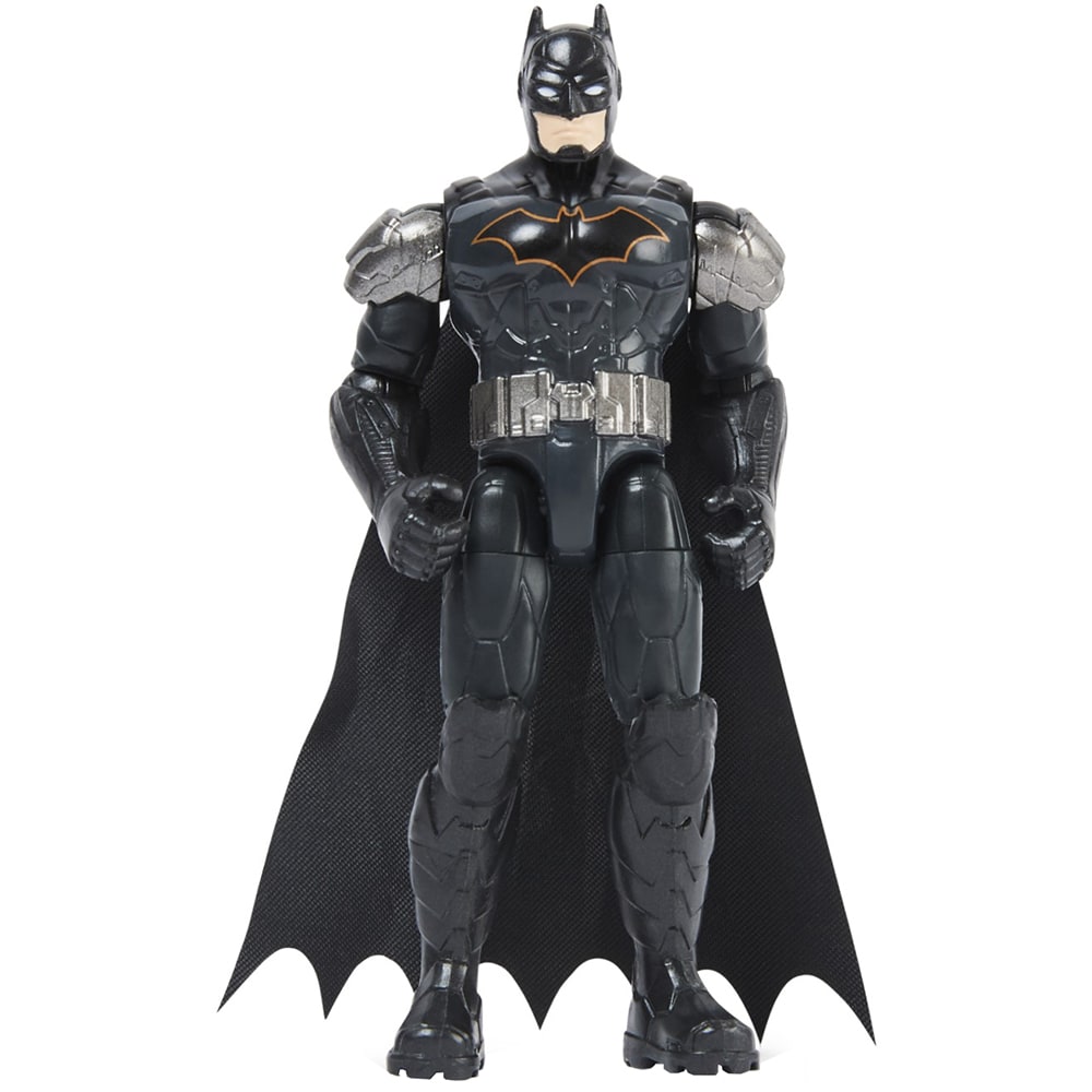 Figurina BATMAN 3 accesorii surpriza 20138130, 3 ani+, negru-argintiu