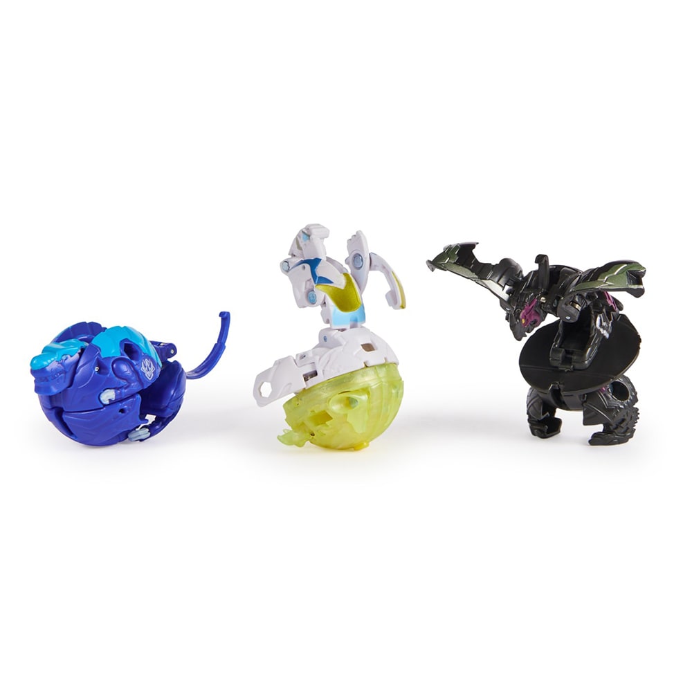Set figurine BAKUGAN Starter Pack - Mantid Titanium Dragonoid Trox 20142086, 6 ani+, multicolor
