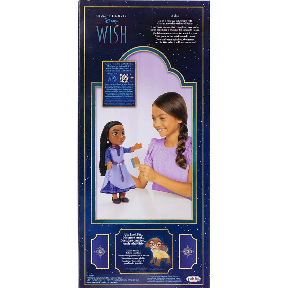 Papusa DISNEY WISH Asha 228424, 3 ani+, mov