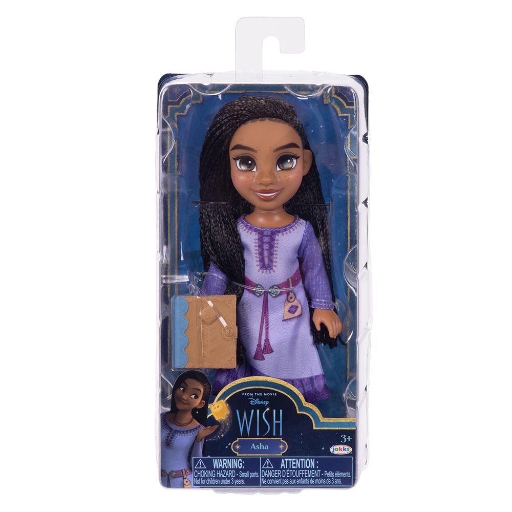 Papusa DISNEY WISH Asha 230004, 3 ani+, mov