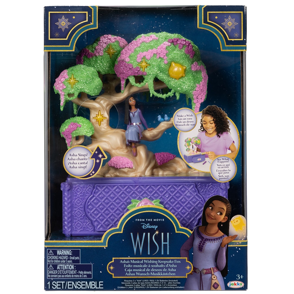 Jucarie de rol DISNEY WISH Cutie de bijuteri 231684, 3 ani+, multicolor