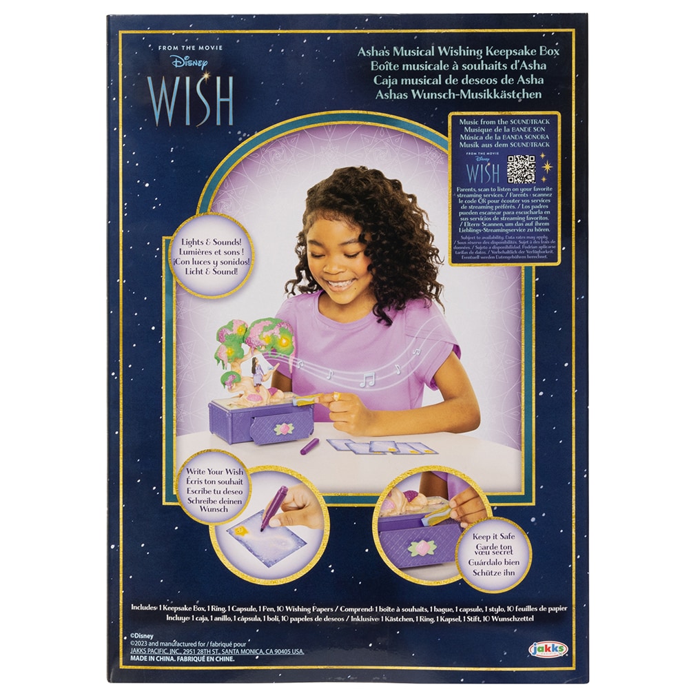 Jucarie de rol DISNEY WISH Cutie de bijuteri 231684, 3 ani+, multicolor