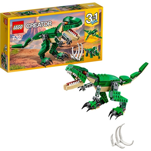 LEGO Creator: Dinozauri puternici 31058, 7-12 ani, 174 piese