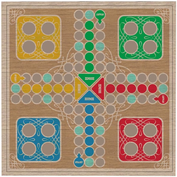 Joc de societate SPINMASTER Ludo Clasic 38084, 4 ani+, 2-4 jucatori