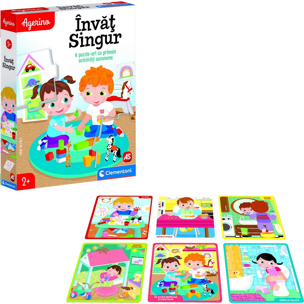 Joc educativ AS GAMES Agerino - Invat singur 0747, 3 ani+, 1 jucator