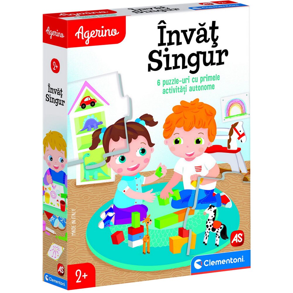 Joc educativ AS GAMES Agerino - Invat singur 0747, 3 ani+, 1 jucator