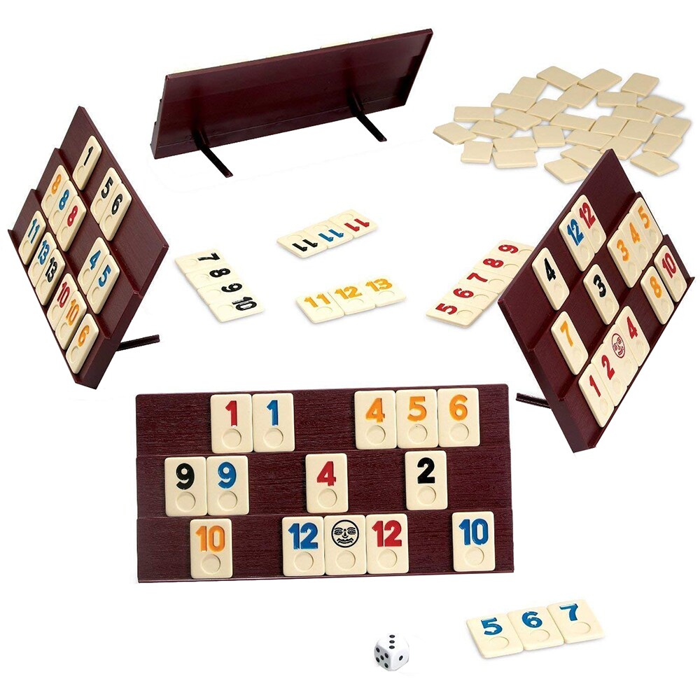 Joc de societate SPINMASTER Remi Deluxe 6035367, 6 ani+, 2-4 jucatori